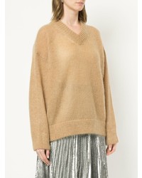 beige Oversize Pullover von H Beauty&Youth