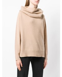 beige Oversize Pullover von Mes Demoiselles