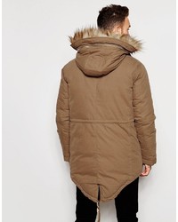 beige Parka von Asos