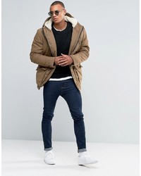 beige Parka