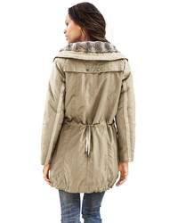 beige Parka von Heine