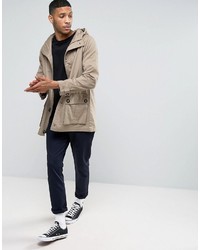 beige Parka von Selected