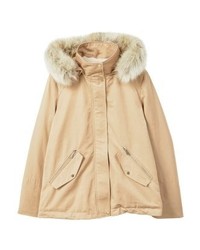 beige Parka von Mango