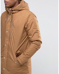 beige Parka von Pull&Bear