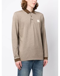 beige Polo Pullover von BOSS