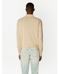 beige Polo Pullover von Ami Paris