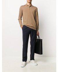 beige Polo Pullover von BOSS