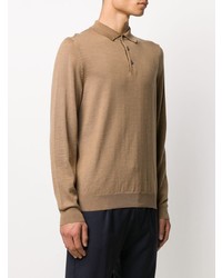 beige Polo Pullover von BOSS