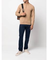 beige Polo Pullover von BOSS