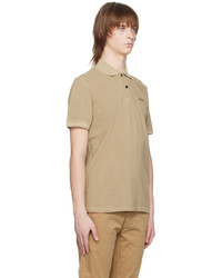 beige Polohemd von BOSS