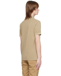 beige Polohemd von BOSS