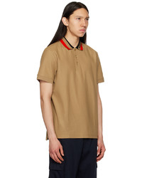 beige Polohemd von Burberry