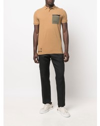 beige Polohemd von Manuel Ritz