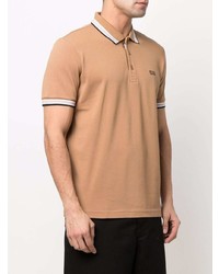 beige Polohemd von BOSS