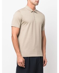 beige Polohemd von Canali