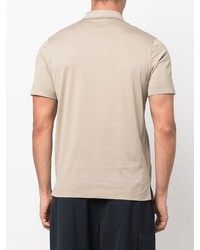 beige Polohemd von Canali