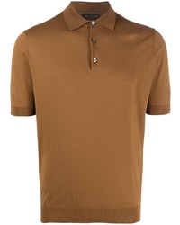 beige Polohemd von Dell'oglio