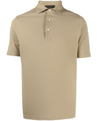 beige Polohemd von Dell'oglio