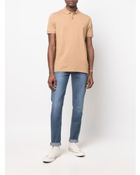 beige Polohemd von BOSS