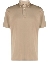 beige Polohemd von Fedeli