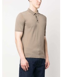 beige Polohemd von Roberto Collina