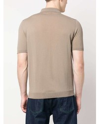 beige Polohemd von Roberto Collina