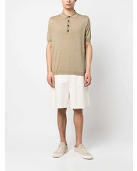 beige Polohemd von Low Brand