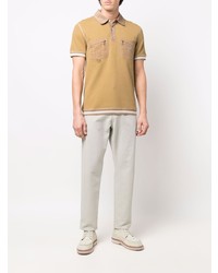 beige Polohemd von Fred Perry