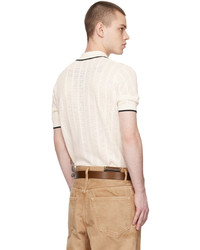 beige Polohemd von Dries Van Noten