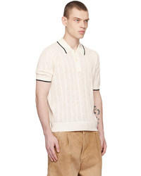 beige Polohemd von Dries Van Noten