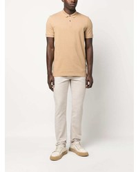 beige Polohemd von BOSS