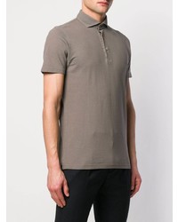 beige Polohemd von Barba