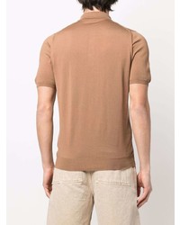 beige Polohemd von Kiton