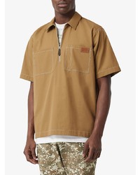 beige Polohemd von Burberry