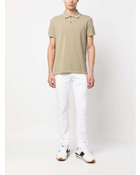 beige Polohemd von Tom Ford