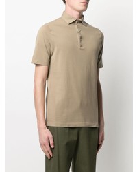 beige Polohemd von Dell'oglio