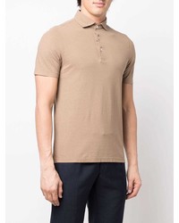 beige Polohemd von Lardini