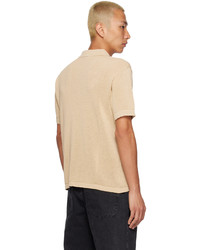 beige Polohemd von Second/Layer