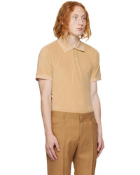 beige Polohemd von Tom Ford