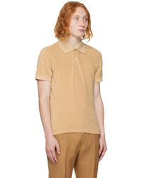 beige Polohemd von Tom Ford