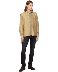 beige Polohemd von Tom Ford