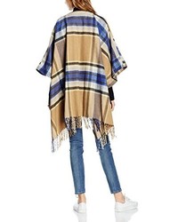 beige Poncho von Pedro del Hierro