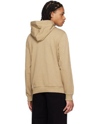 beige Pullover mit einem Kapuze von A.P.C.