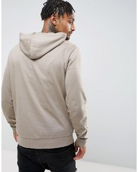 beige Pullover mit einem Kapuze von Asos