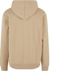 beige Pullover mit einem Kapuze von karl kani
