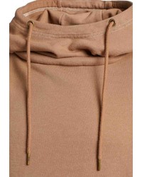 beige Pullover mit einem Kapuze von khujo