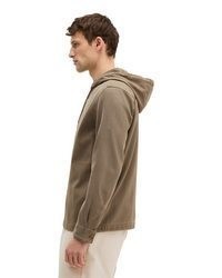 beige Pullover mit einem Kapuze von Marc O'Polo