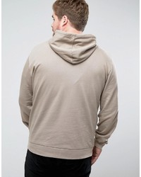 beige Pullover mit einem Kapuze von Asos