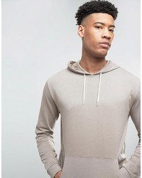 beige Pullover mit einem Kapuze von Asos