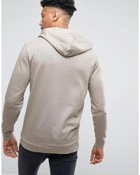 beige Pullover mit einem Kapuze von Asos